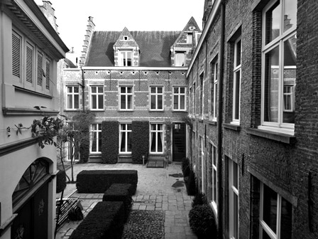 Referentie MONUMENTA BV - opmaak beheersplan en interieuronderzoek - complex de Coestalle - Minderbroedersrui, Antwerpen